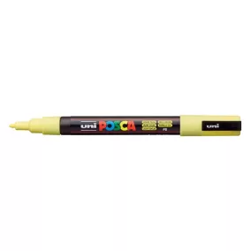  Dekormarker, 0,9-1,3 mm, UNI "Posca PC-3M", napsárga