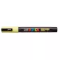  Dekormarker, 0,9-1,3 mm, UNI "Posca PC-3M", napsárga