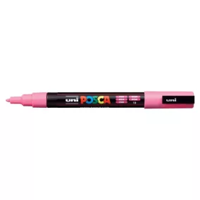   Dekormarker, 0,9-1,3 mm, UNI "Posca PC-3M", rózsaszín