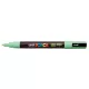 Dekormarker, 0,9-1,3 mm, UNI "Posca PC-3M", világoszöld