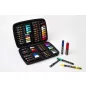   Dekormarker készlet, táskában, UNI "Posca", 40 darabos