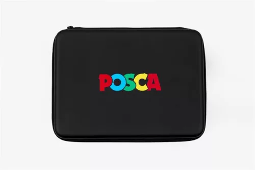 Dekormarker készlet, táskában, UNI "Posca", 40 darabos