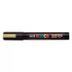 Dekormarker, 1,8-2,5 mm, UNI "Posca PC-5M", arany