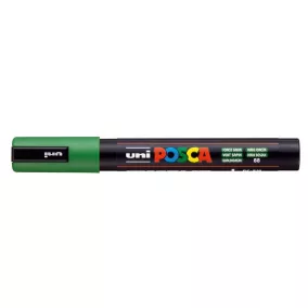   Dekormarker, 1,8-2,5 mm, UNI "Posca PC-5M", erdőzöld