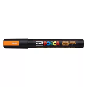  Dekormarker, 1,8-2,5 mm, UNI "Posca PC-5M", fluor narancs