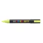   Dekormarker, 1,8-2,5 mm, UNI "Posca PC-5M", fluor sárga