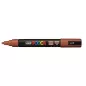   Dekormarker, 1,8-2,5 mm, UNI "Posca PC-5M", gesztenyebarna