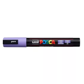   Dekormarker, 1,8-2,5 mm, UNI "Posca PC-5M", halványlila