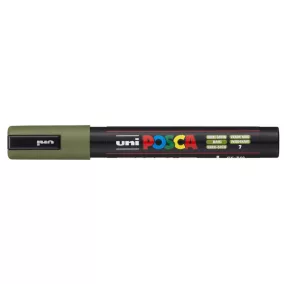 Dekormarker, 1,8-2,5 mm, UNI "Posca PC-5M", khaki