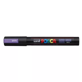   Dekormarker, 1,8-2,5 mm, UNI "Posca PC-5M", metállila