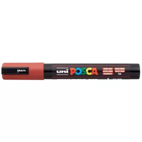   Dekormarker, 1,8-2,5 mm, UNI "Posca PC-5M", rubin vörös