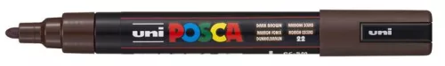 Dekormarker, 1,8-2,5 mm, UNI "Posca PC-5M", sötétbarna