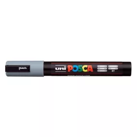   Dekormarker, 1,8-2,5 mm, UNI "Posca PC-5M", szürke