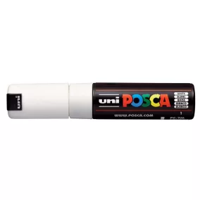 Dekormarker, 4,5-5,5 mm, UNI "Posca PC-7M", fehér