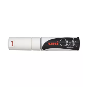 Krétamarker, 8 mm, UNI "PWE-8K", fehér
