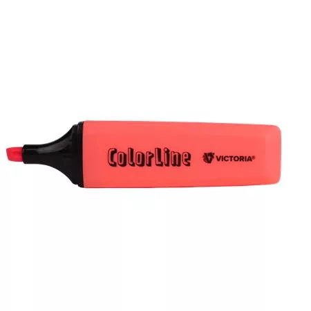 Szövegkiemelő, 1-5 mm, VICTORIA OFFICE, "ColorLine", rózsaszín