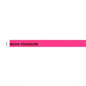 Karszalag, 3/4", tyvek, neon rózsaszín