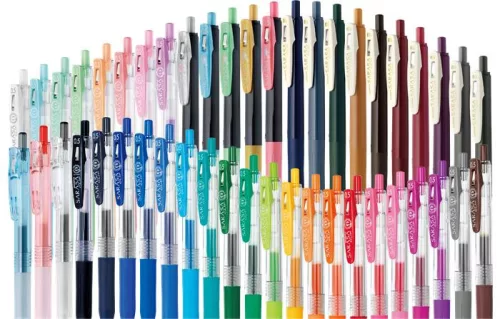 Zseléstoll, 0,33 mm, nyomógombos, ZEBRA "Sarasa Clip", rózsaszín