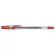 Golyóstoll, 0,24 mm, kupakos, ZEBRA "N-5200" piros