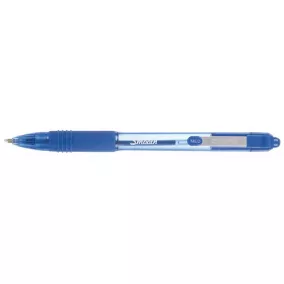   Golyóstoll, 0,27 mm, nyomógombos, ZEBRA "Z-Grip Smooth", kék