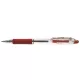 Golyóstoll, 0,24 mm, nyomógombos, ZEBRA "Jimnie", piros