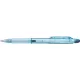 Golyóstoll, 0,24 mm, nyomógombos, ZEBRA "Jimnie Biotube", kék