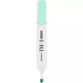  Szövegkiemelő, 3,5 mm, ZEBRA "FM-1 Mild", kékeszöld