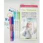   Írószer készlet, ZEBRA "Manga Set, One Umbrella", 5 darabos