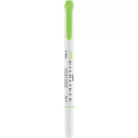   Szövegkiemelő, 1,0/3,5 mm, kétvégű ZEBRA "Mildliner Cool & Refined" zöld