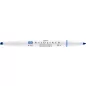   Szövegkiemelő, 1,0/3,5 mm, kétvégű ZEBRA "Mildliner Cool & Refined" kék