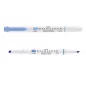   Szövegkiemelő, 1,0/3,5 mm, kétvégű ZEBRA "Mildliner Cool & Refined" kék