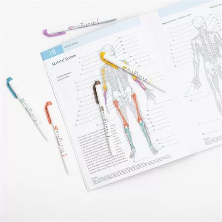 Szövegkiemelő, 1,0/3,5 mm, kétvégű, ZEBRA "Mildliner Warm", füstkék