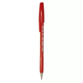   Golyóstoll, 0,21 mm, kupakos, ZEBRA "H-8000", piros