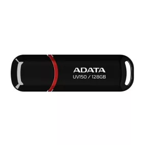   Pendrive, 128GB, USB 3.2 Gen1, ADATA "UV150", fekete