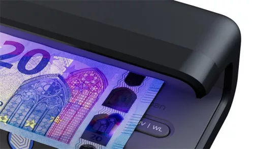 Bankjegyvizsgáló, SAFESCAN "75 LED", fekete