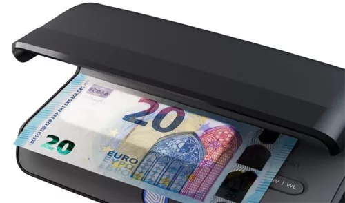 Bankjegyvizsgáló, SAFESCAN "75 LED", fekete