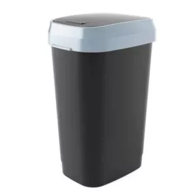 Billenős szemetes, 50 l, CURVER "Dual", fekete