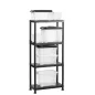 Polcrendszer, 4 polccal, 60 cm, KETER "Plus Shelf"