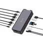   Dokkoló, 15 port, USB-C host, VERBATIM "USB-C Pro CDS-15"