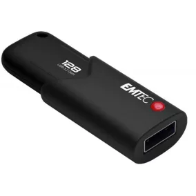   Pendrive, 128GB, USB 3.2, titkosított, EMTEC "B120 Click Secure"