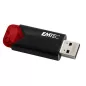   Pendrive, 16GB, USB 3.2, EMTEC "B110 Click Easy", fekete-piros