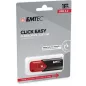   Pendrive, 16GB, USB 3.2, EMTEC "B110 Click Easy", fekete-piros