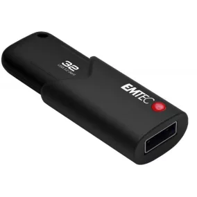   Pendrive, 32GB, USB 3.2, titkosított, EMTEC "B120 Click Secure"