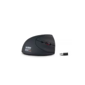   Egér, vezeték nélküli, vertikális, USB, URBAN FACTORY "Ergo Next", fekete