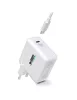 Hálózati töltő, 1xUSB-C (65W), USB-C–USB-C kábel, URBAN FACTORY