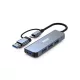 USB elosztó-HUB, 4xUSB-A 3.2, URBAN FACTORY "Minee"