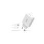   Hálózati töltő, 1xUSB-A (18W), 1xUSB-C (45W), USB-A–USB-C kábel, URBAN FACTORY