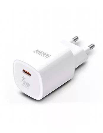 Hálózati töltő, 1xUSB-C (PD), 30W, URBAN FACTORY