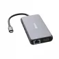   USB elosztó-HUB, USB-C PD/2xHDMI/VGA/LAN/3xUSB/USB-C/2xUSB 2.0/SD/mSD/3,5jack VERBATIM