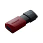   Pendrive, 128GB, USB 3.2, KINGSTON "Exodia M", fekete-piros